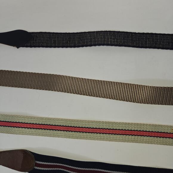Vintage Children's Belt Lot of 5 Woven Elastic Leather 24" to 26" Adjustable - Picture 6 of 16